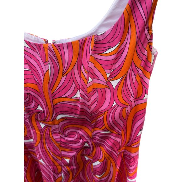 Super Mod dress from London Times, sz 12, Fit & Flare, cotton/spandex, EUC! - Picture 5 of 5